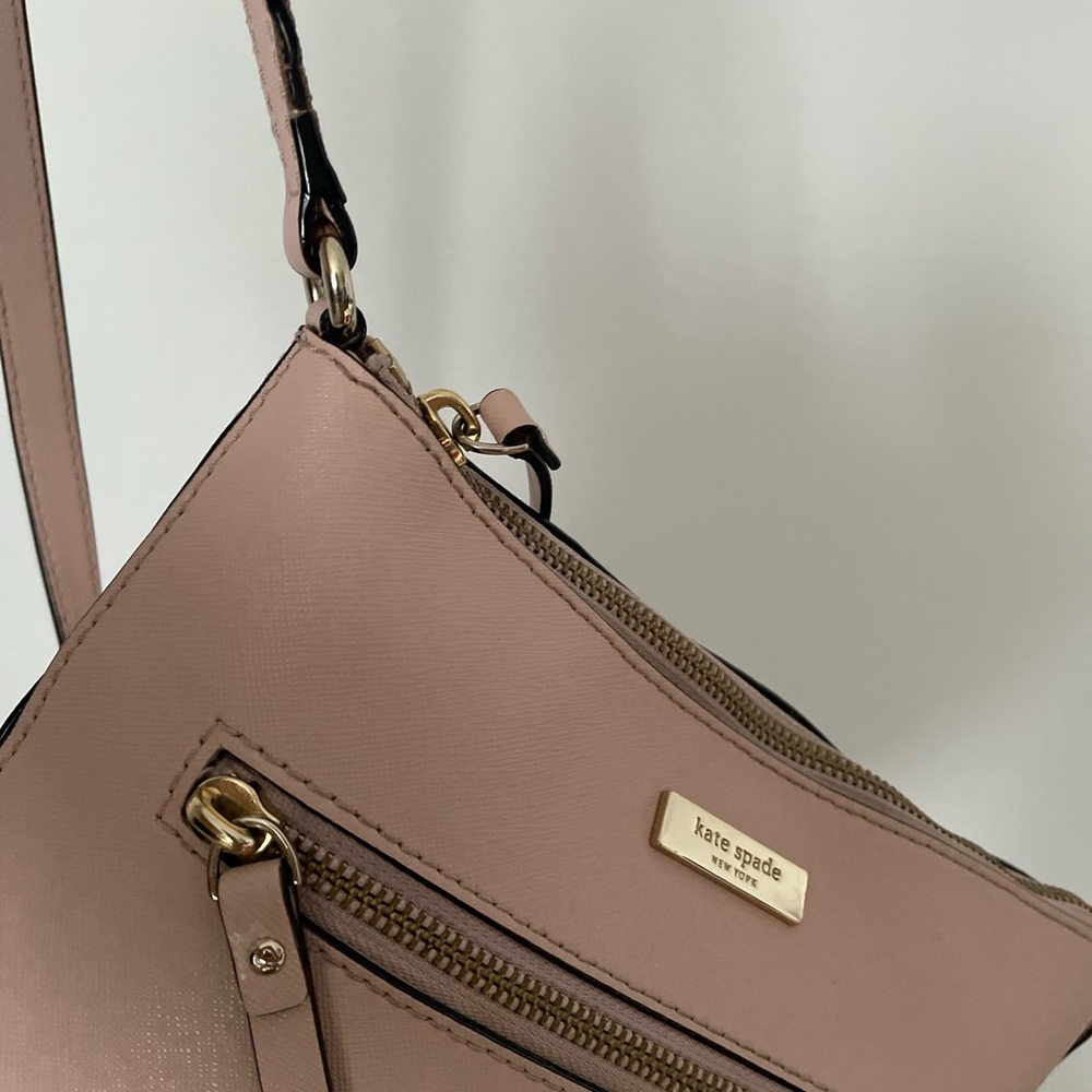 Kate Spade Top Zip Leather Crossbody Bag - Picture 4 of 7